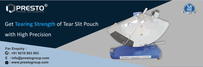Get Tearing Strength of Tear Slit Pouch with High Precision
